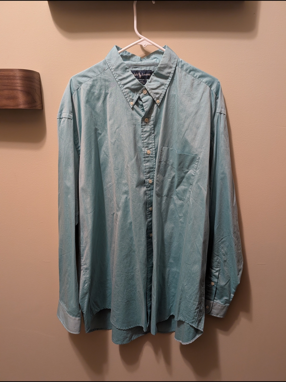 Ralph Lauren Light Teal Button-Down Shirt